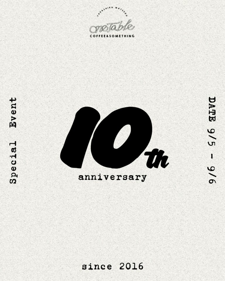 One Table 10周年記念イベント